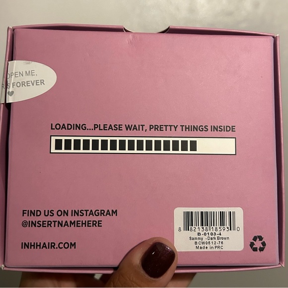 Insert Name Here Sammy Dark Brown Hair Bun Extension - Picture 5 of 5